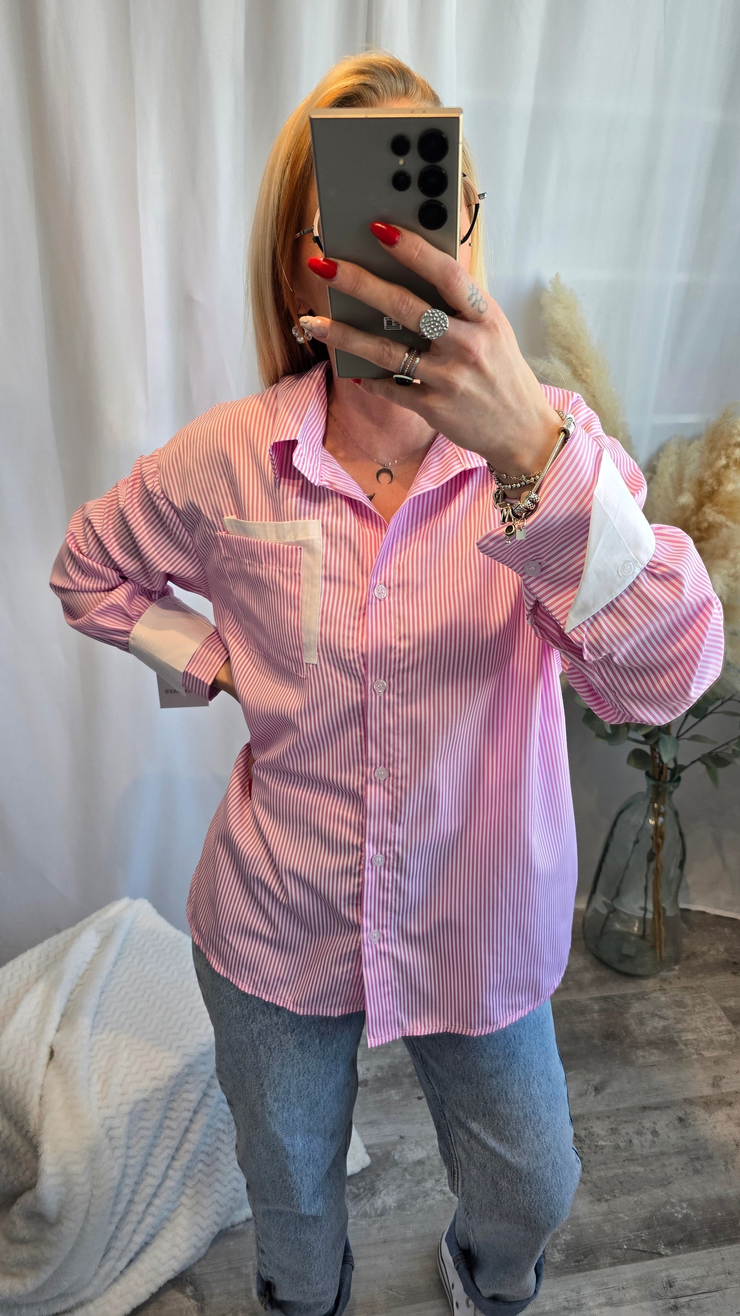 Chemise Agathe Rose
