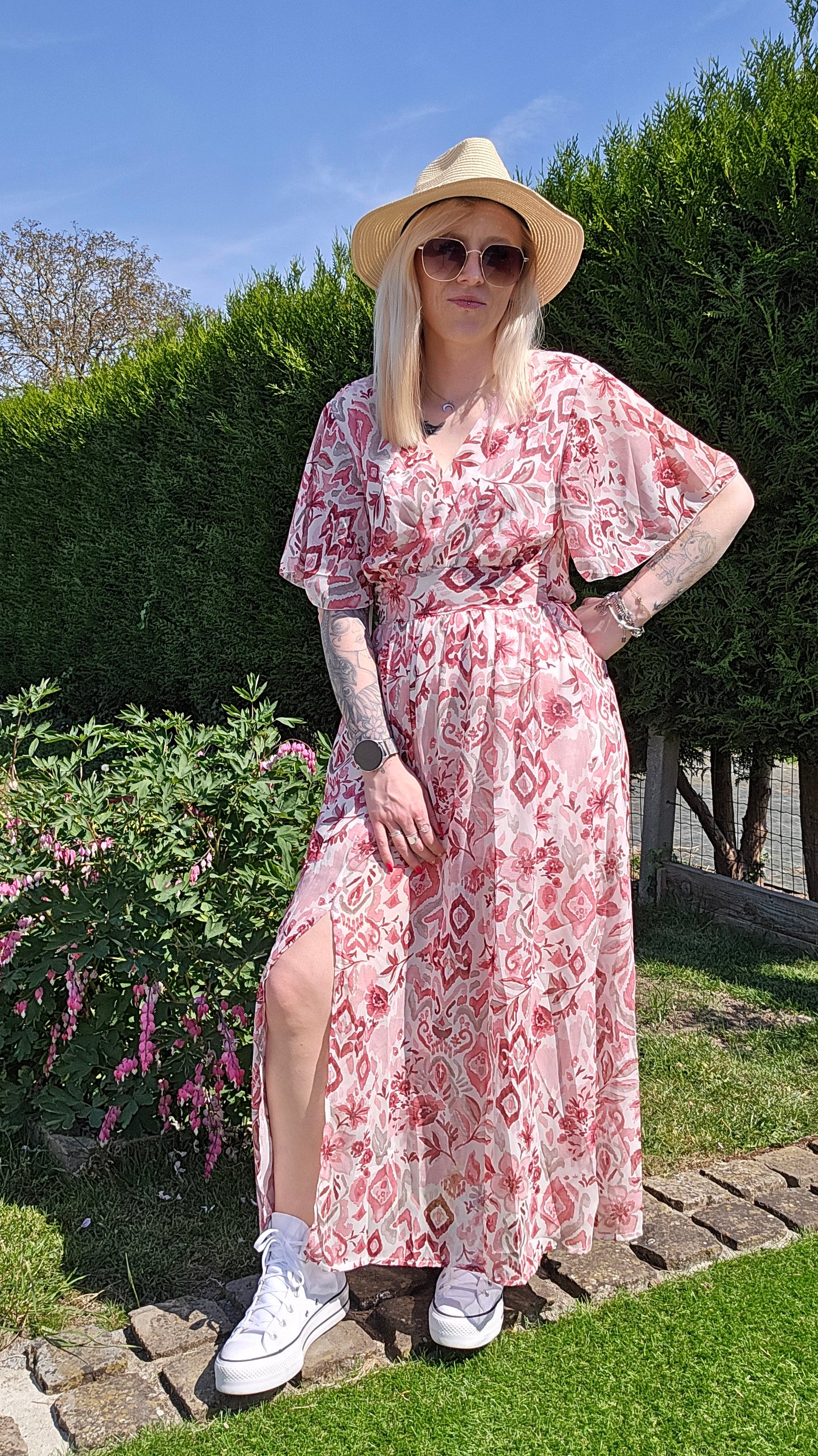 Robe Capucine vieux rose