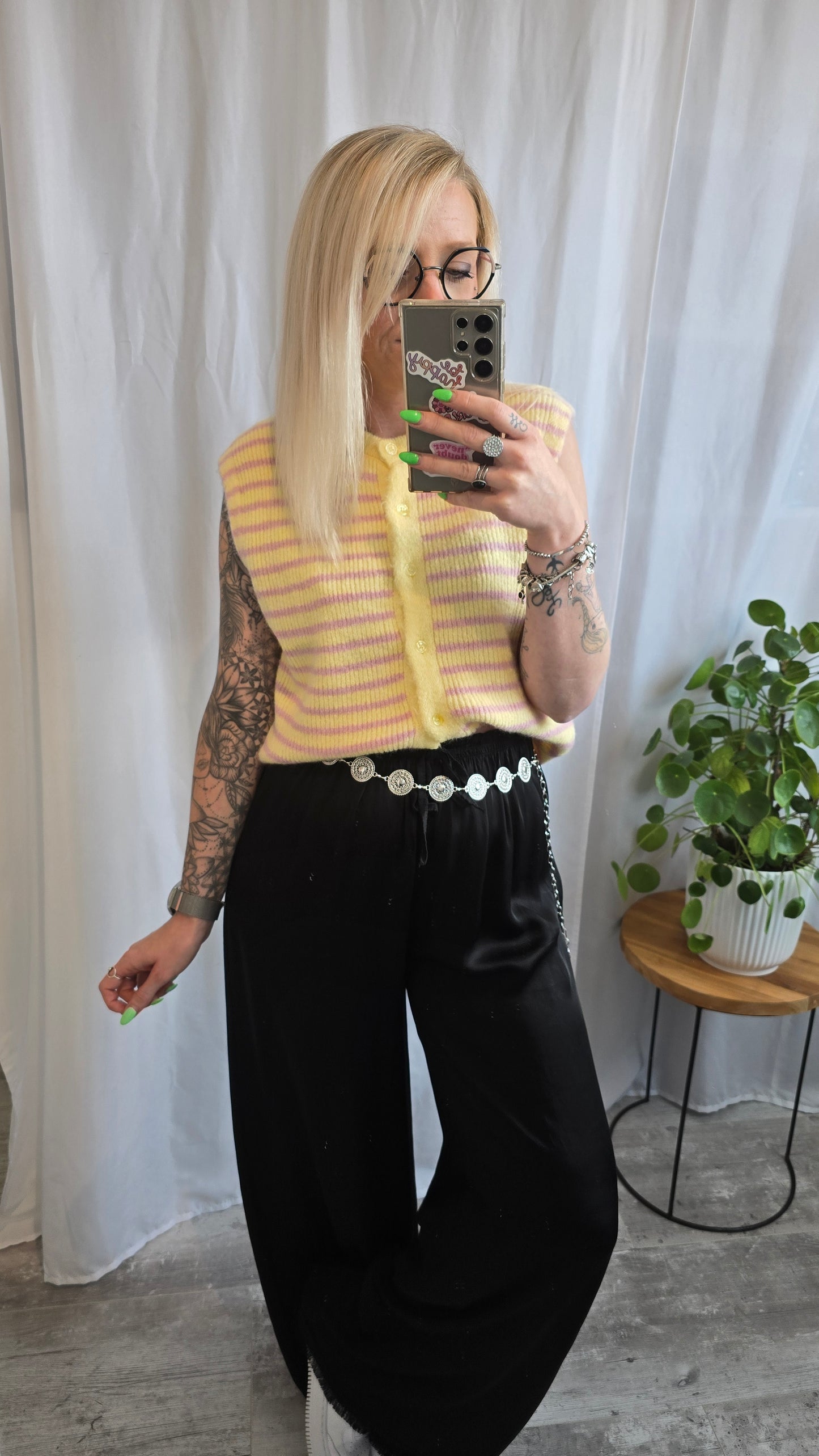 Pantalon Zoé fuschia
