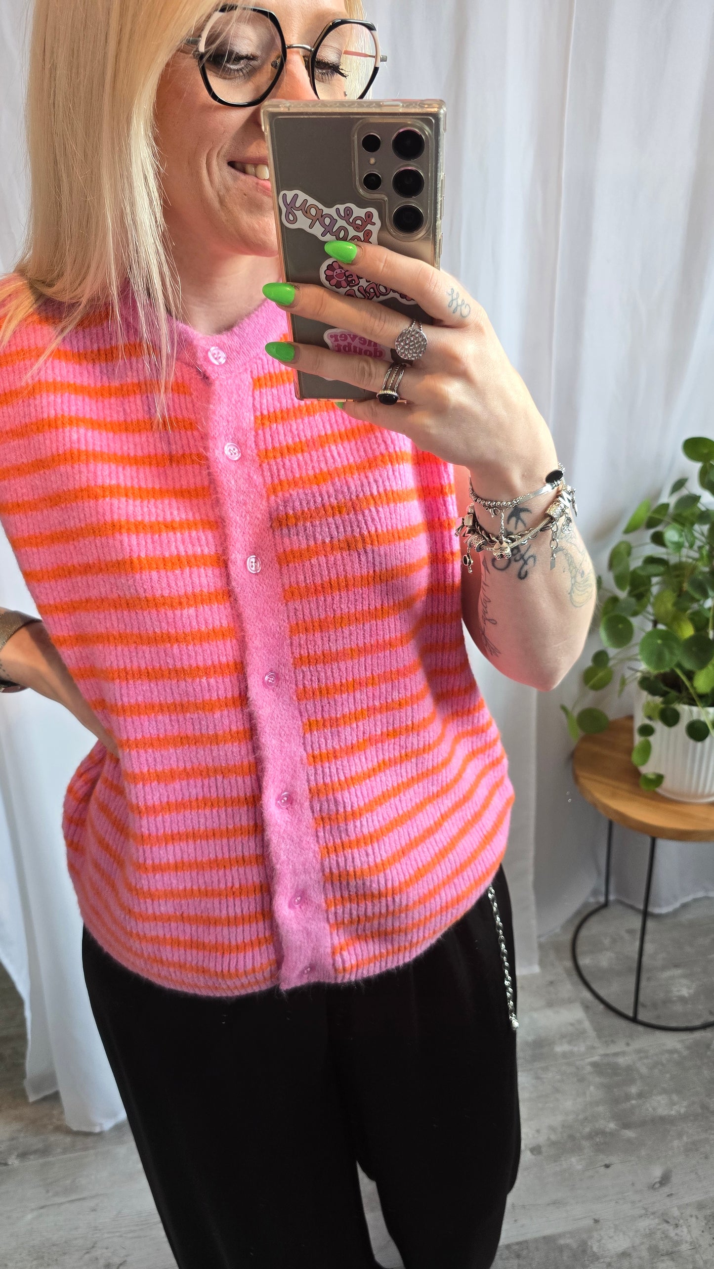 Gilet Camille orange