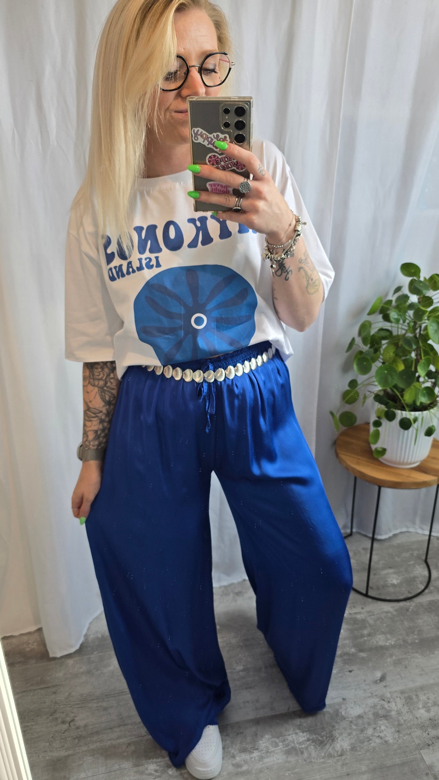 Pantalon Zoé fuschia