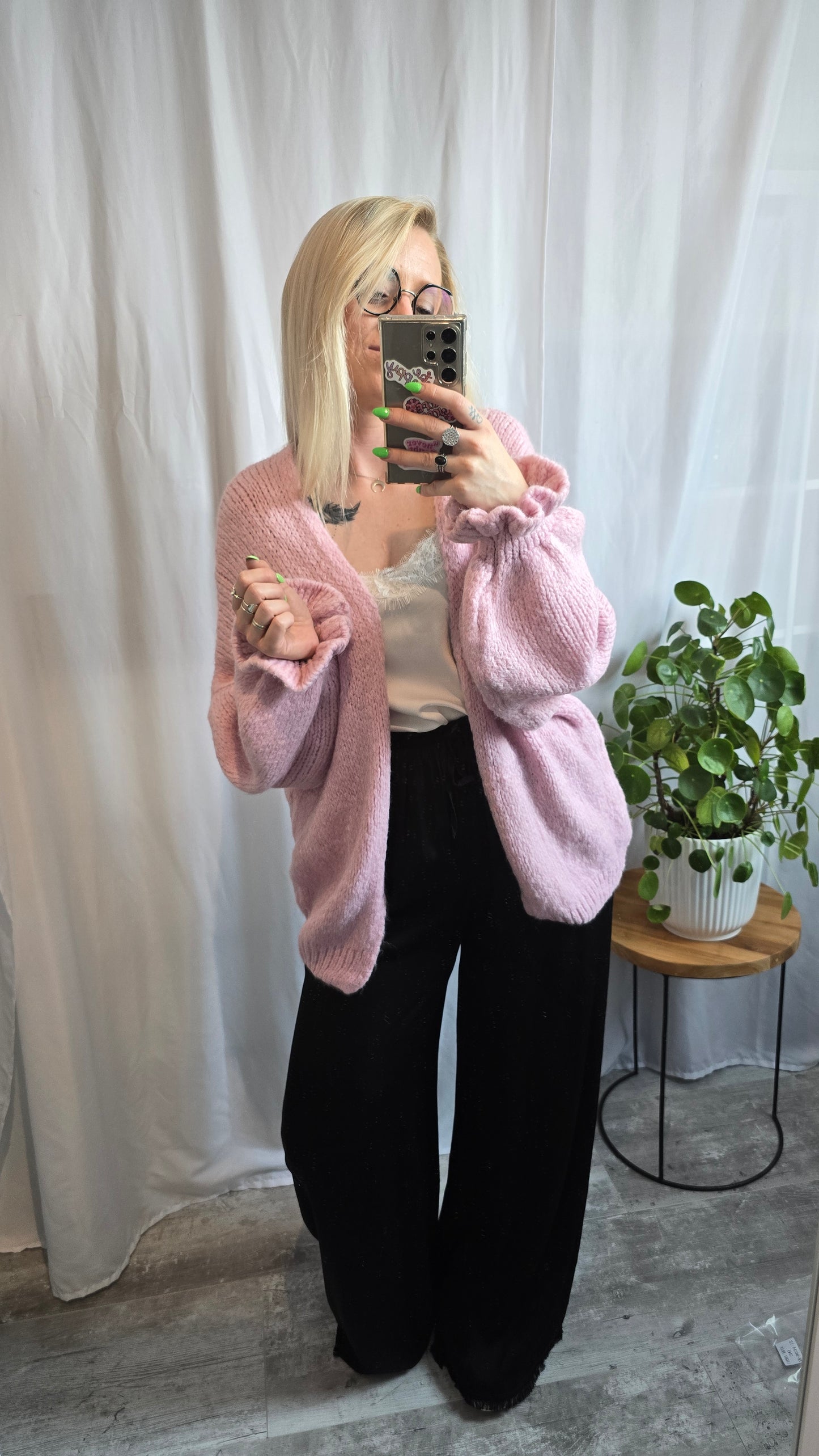 Gilet Eloise rose
