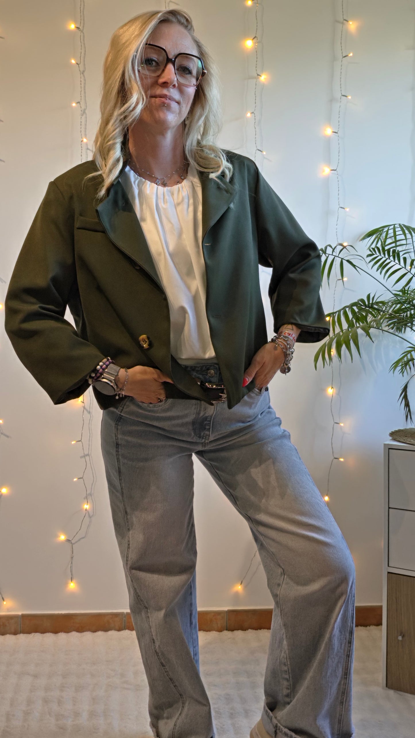 Blazer Suzie kaki