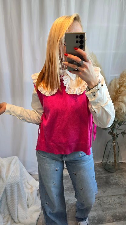 Pull Luna fuschia