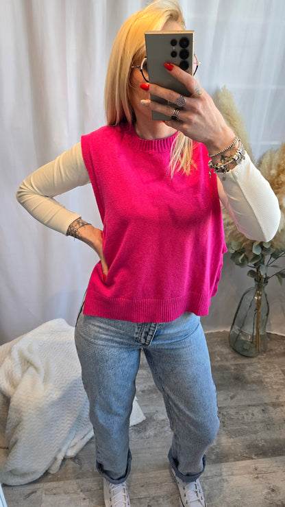 Pull Luna fuschia