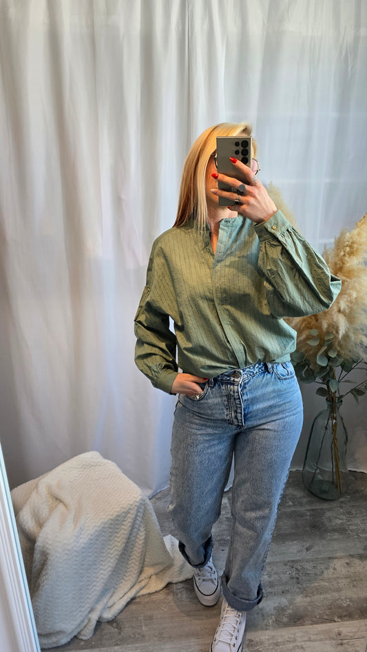 Chemise Sarah kaki