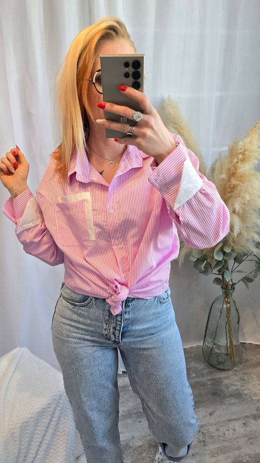 Chemise Agathe Rose