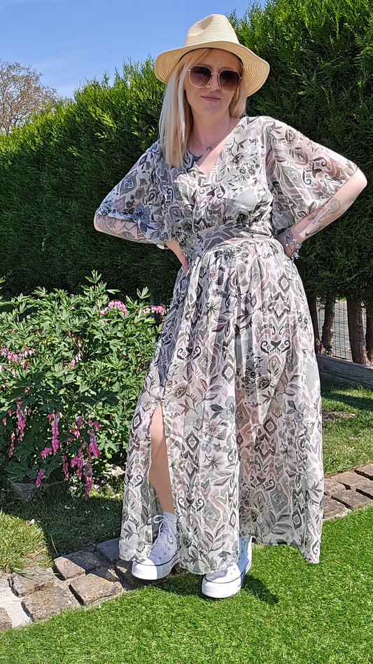Robe Capucine kaki