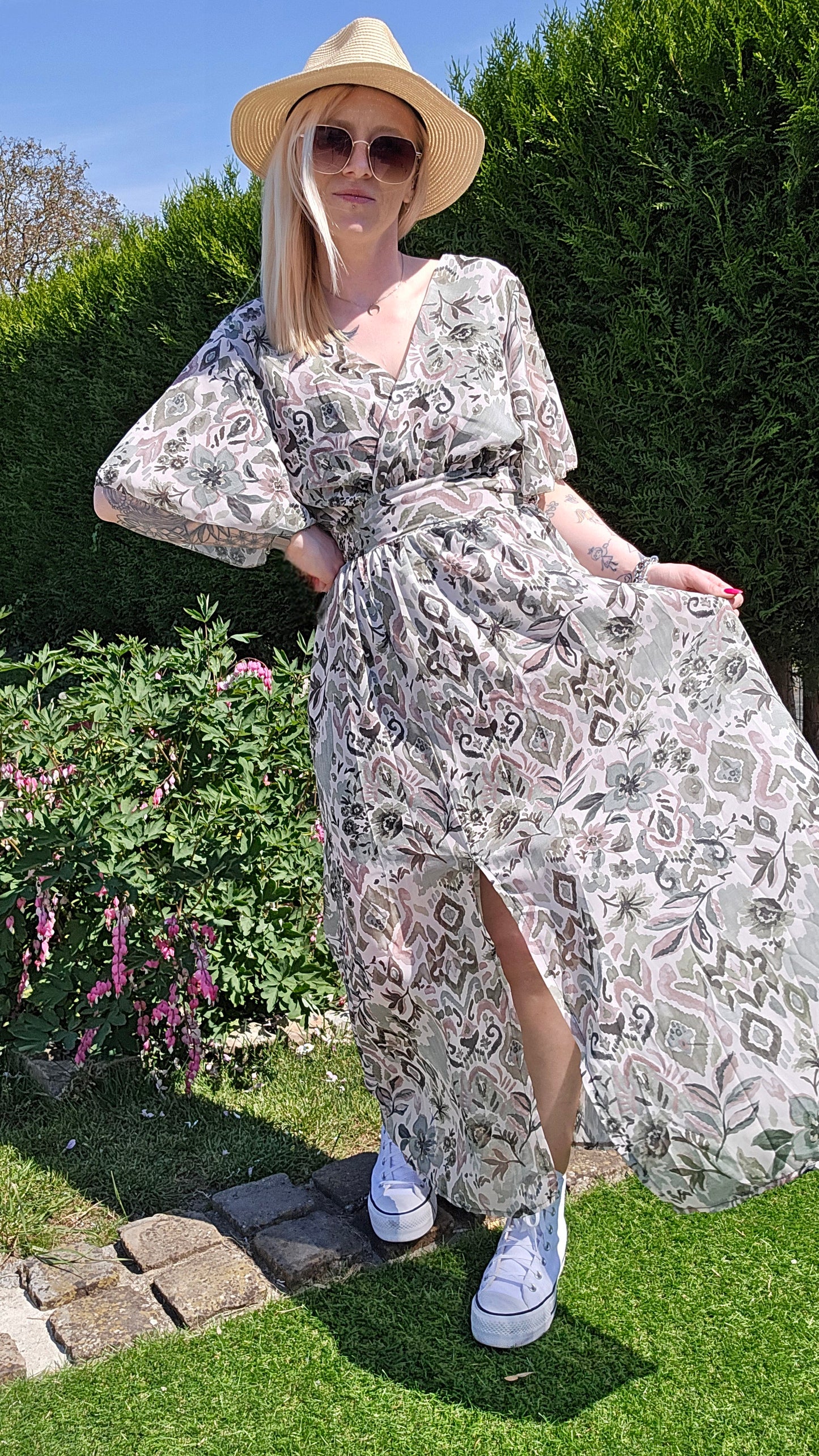 Robe Capucine kaki