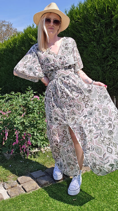 Robe Capucine kaki