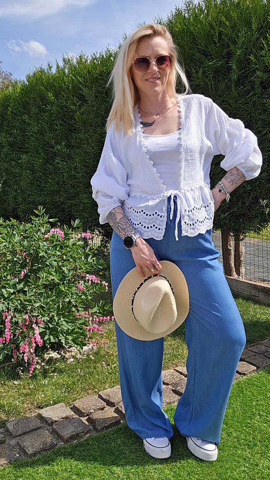 Blouse Léanne Blanc