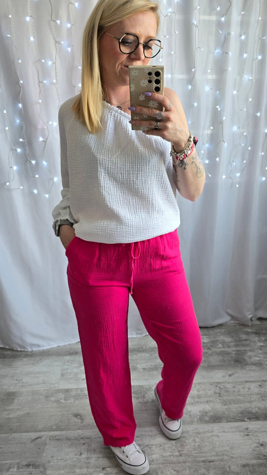 Top asymétrique Zélie blanc