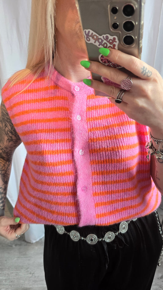 Gilet Camille orange