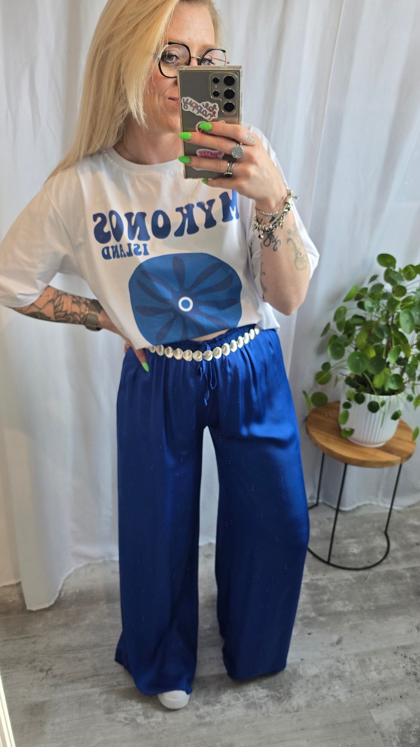 Pantalon Zoé bleu