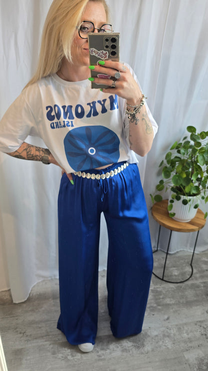 Pantalon Zoé bleu