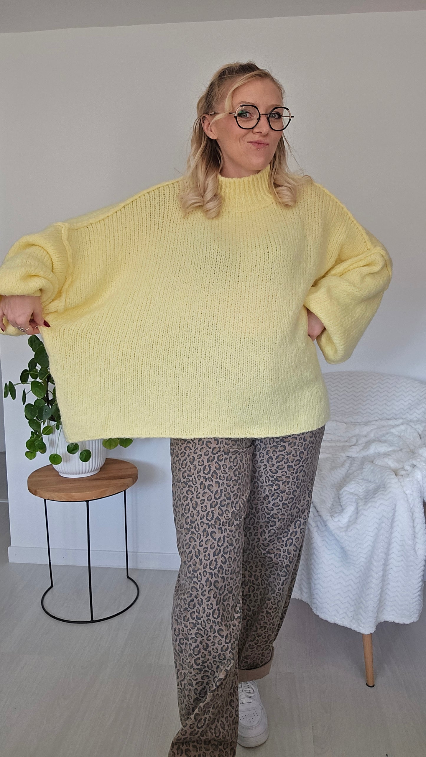Pull Solène Jaune