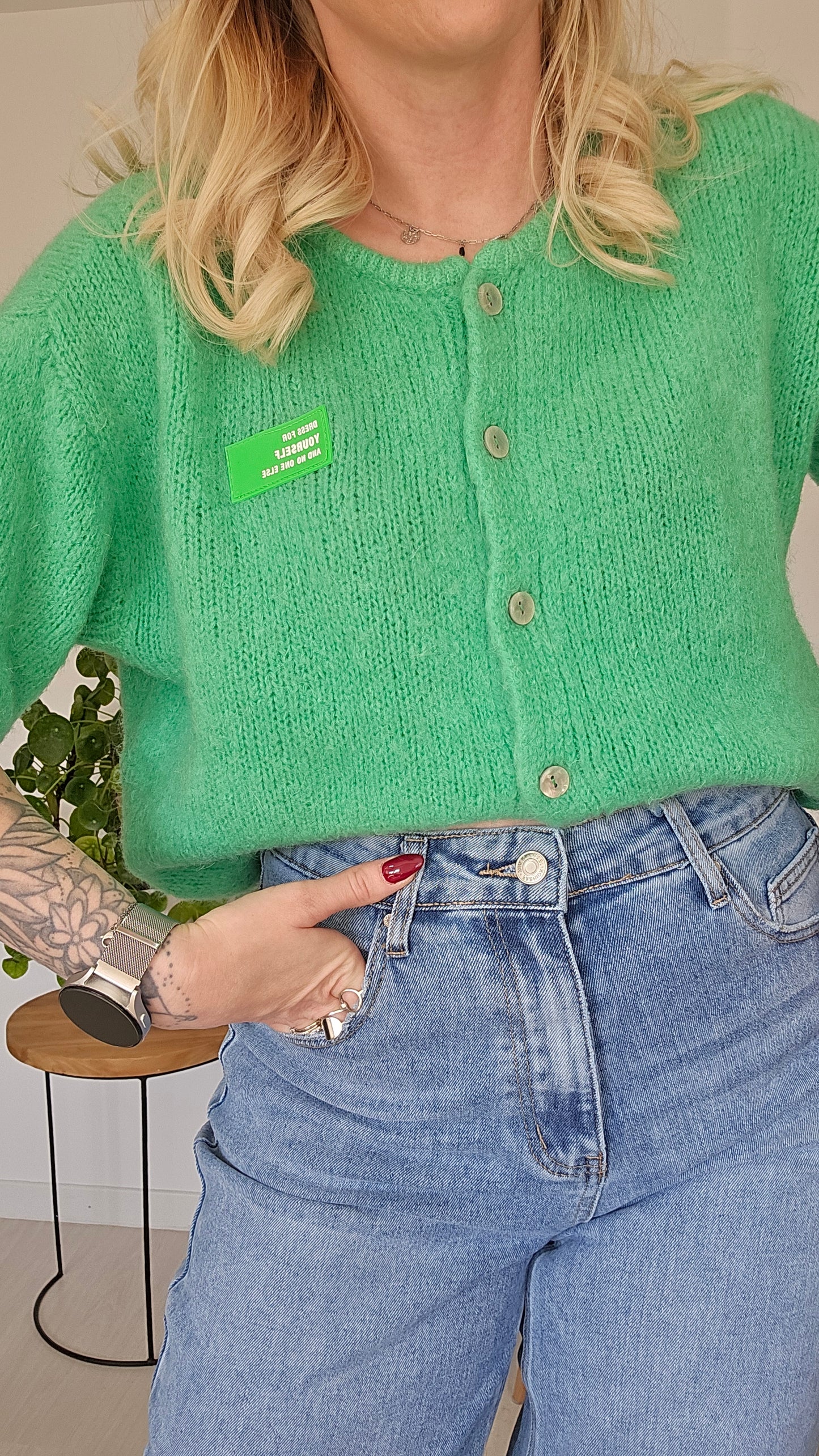 Gilet Gabrielle vert