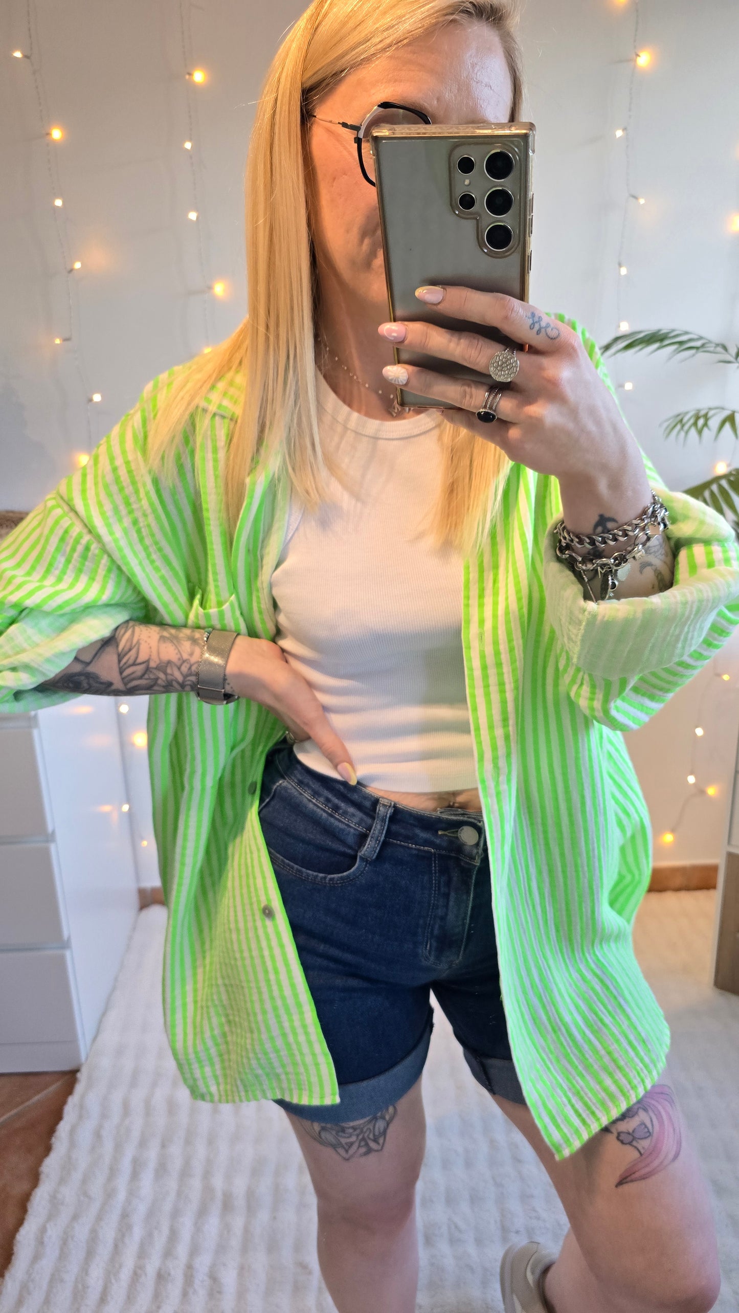 Chemise Tessa verte