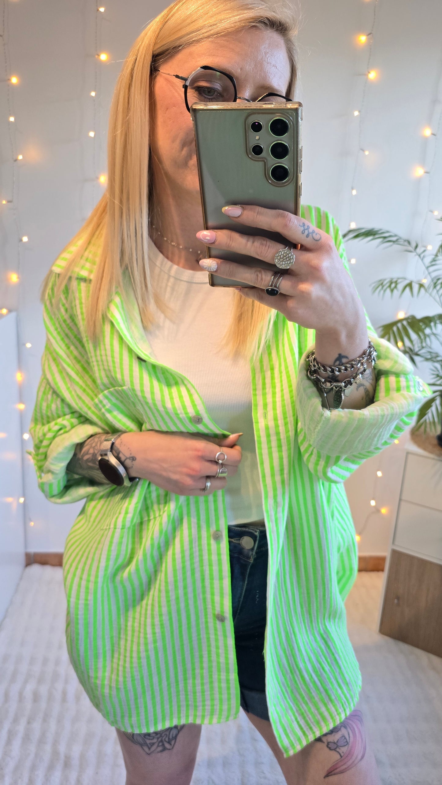 Chemise Tessa verte