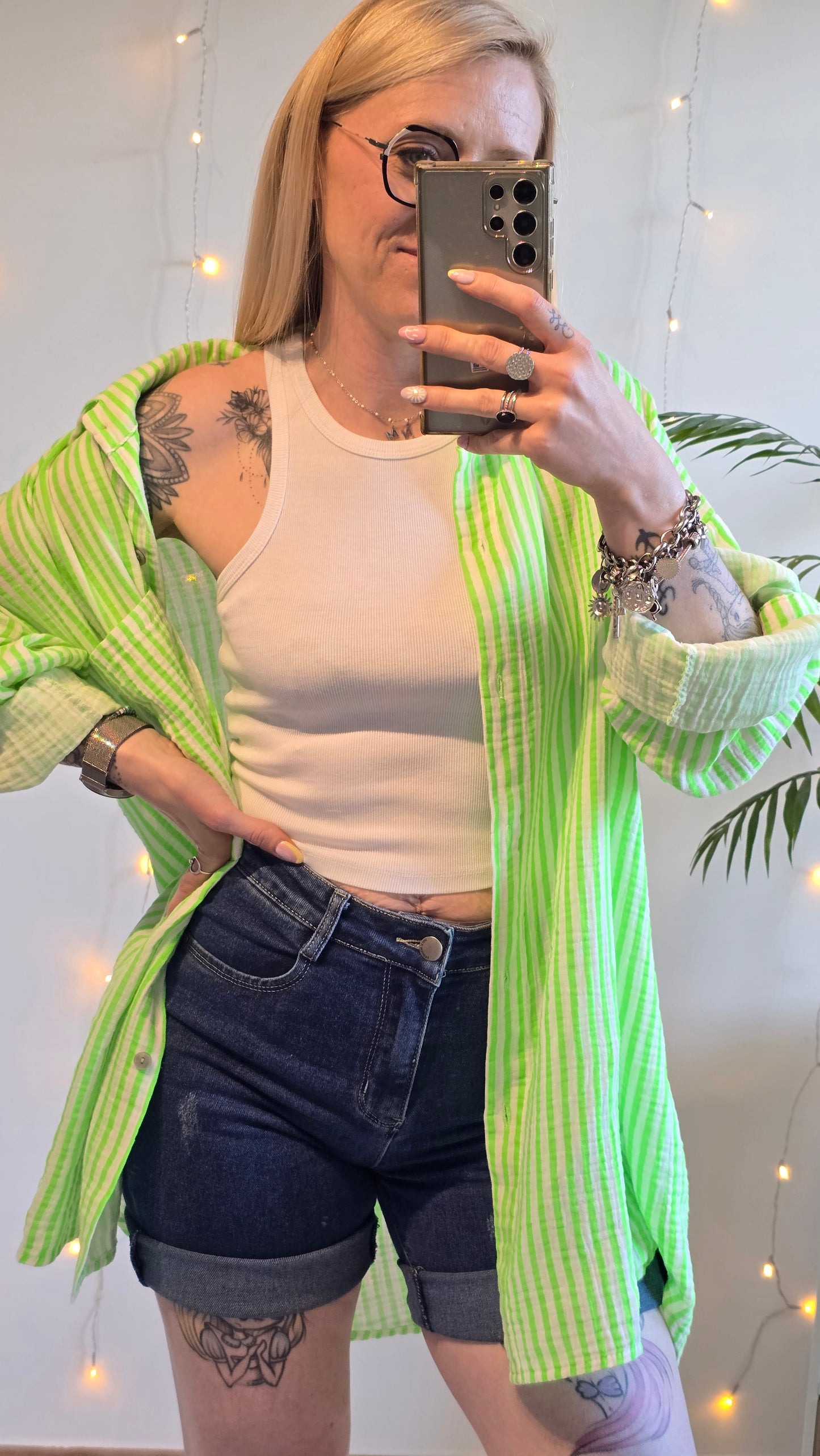 Chemise Tessa verte