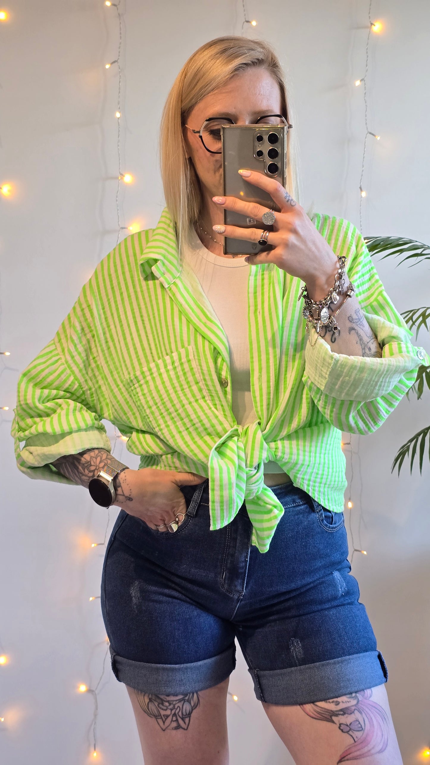 Chemise Tessa verte