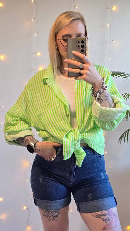 Chemise Tessa verte