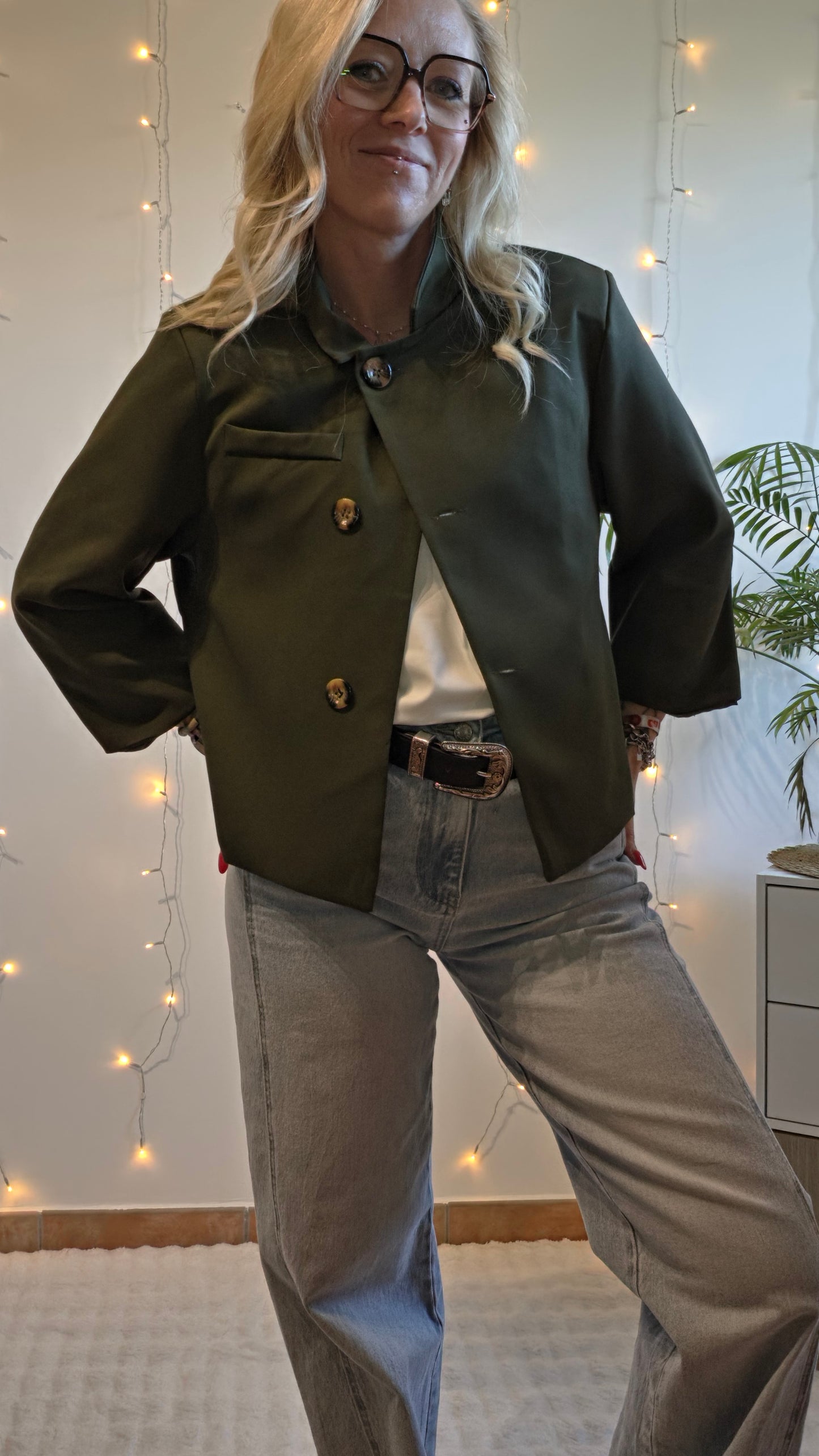 Blazer Suzie kaki